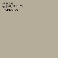 #B5AC99 - Taupe Gray Color Image